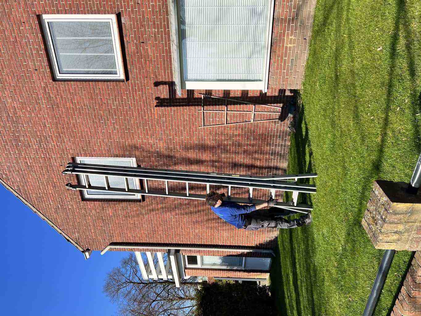 Waalwijk schoorsteenveger huis ladder